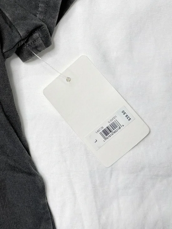 Lucky Brand Ying Yang Heart Classic Crew NWT - Picture 6 of 6